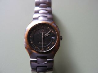 Vintage Gents Omega Seamaster Polaris Quartz Watch In