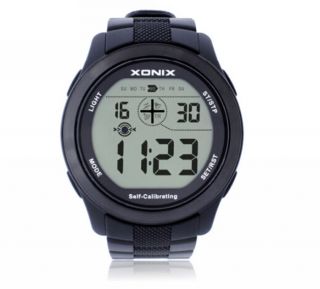 Xonix Men Sports Watch Digital Self Calibrating Wr100m Outdoor Watch