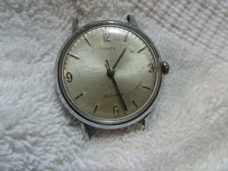 Vintage Timex Self Winding Wristwatch Face Only