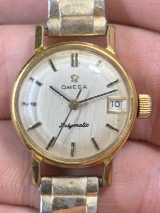 Vintage Omega Ladymatic Wristwatch Cal.  681 24 Jewel Automatic