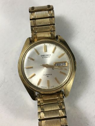 Vintage Seiko Automatic 17 Jewel Watch 2717006a / 7006 - 8007 / 2d3557 Runs