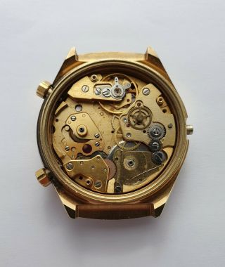 Vintage Heuer Carrera 110.  255 chronograph cal 12 for repair 2