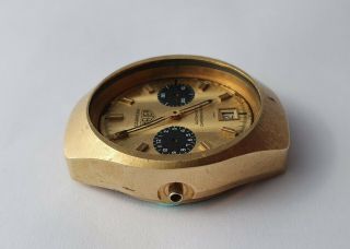 Vintage Heuer Carrera 110.  255 chronograph cal 12 for repair 3