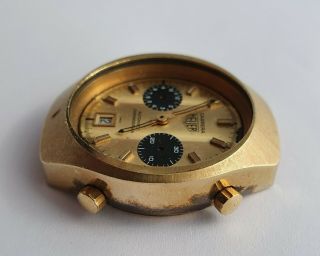 Vintage Heuer Carrera 110.  255 chronograph cal 12 for repair 4