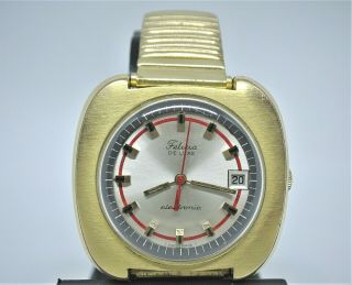 Vintage Felicia Gp Swiss 13 Jewel Electronic Watch