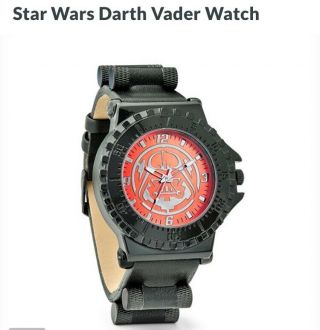 Darth Vader Watch Star Wars Disney Wristwatch Collectible