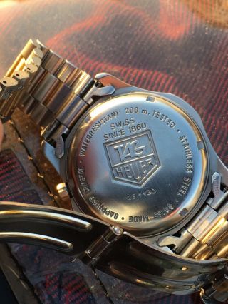 TAG Heuer Professional 200m CE1120 Two Tone Quartz Chronograph Watch 4