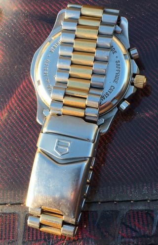 TAG Heuer Professional 200m CE1120 Two Tone Quartz Chronograph Watch 5