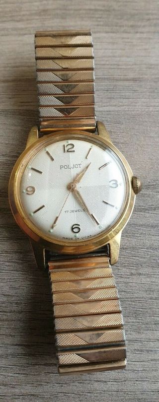 Vintage Gents Poljot Mechanical Watch Ussr