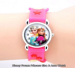 Disney Frozen Princess Elsa & Anna 2017 Fashion 3d Girls Wristwatch - Bnip - L@@k