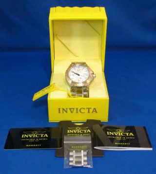 Invicta 27308 Pro Diver 47mm Auto Nh35a Sunray Dial Rose Gold Bezel S/s Watch