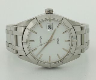 Eberhard & Co.  Aquadate 41015 White Dial Automatic,  Stainless Steel 40mm