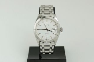 Eberhard & Co.  Aquadate 41015 white dial automatic,  Stainless steel 40mm 2
