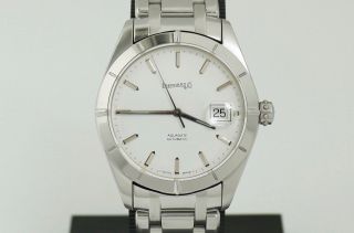 Eberhard & Co.  Aquadate 41015 white dial automatic,  Stainless steel 40mm 3