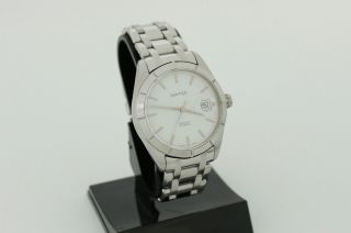 Eberhard & Co.  Aquadate 41015 white dial automatic,  Stainless steel 40mm 4