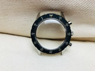 Vintage Lecoultre Chronograph Chrono Case Wristwatch