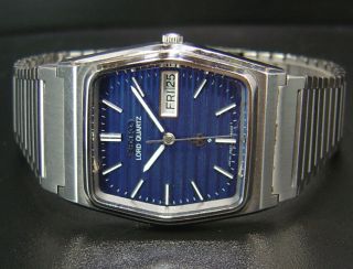 Seiko Lord Quartz (Full) 1978 Vintage Mens Blue Watch 7853 2