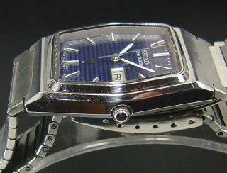 Seiko Lord Quartz (Full) 1978 Vintage Mens Blue Watch 7853 5