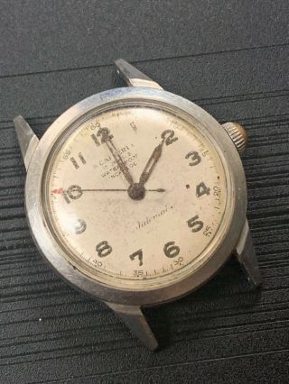 Vintage Rare Stainless Steel Automatic Calvert Mens Watch