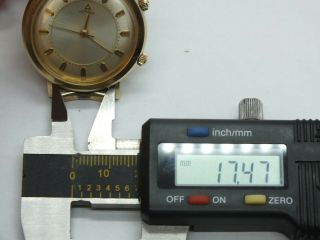 Jaeger LeCoultre Memovox Mens Alarm Wrist Watch 10K Gold Filled Non Runner LF373 8