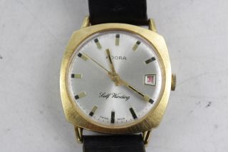 3 x Vintage 1970 ' s Gents Gold Tone WRISTWATCHES Hand - Wind Automatic 6
