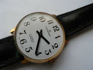 Vintage Cortebert 17 Jewels Gold Plated Swiss Made Ladies Watch.  For Repair.