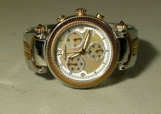 Womens Tommy Bahama Lanai Stainless Rose Golden Chronograph Watch Tb 4059