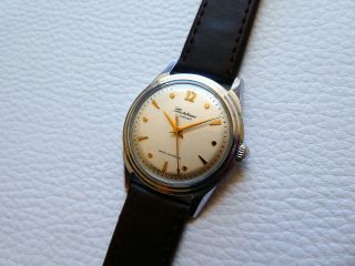 Elegant Very rare Vintage 1MChZ STOLICHNIE Men ' s dress watch from 1950 ' s years 5