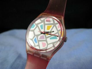 Vintage Swatch Watch Originals Wristwatch Old Stock Gk108 Tintarella Capri