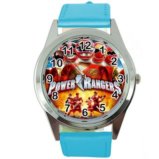 Power Rangers Powerrangers Hero Blue Leather Film Movie Tv Series Cd Dvd Watch