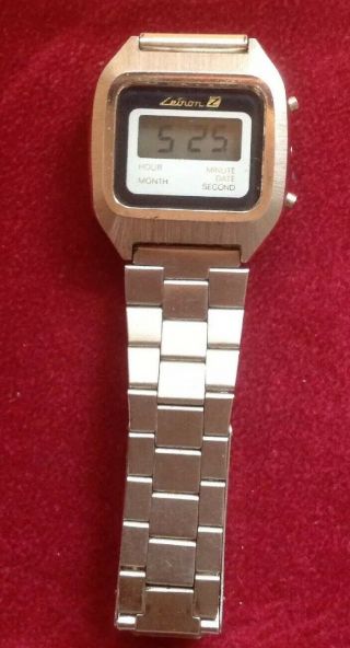 Vintage Rare Letron Z Led Digital Watch Early One
