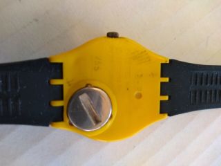 Swatch Watch 1985 Yamaha Racer GJ700 - battery and strap 3