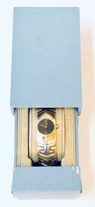 Enigma By Bulgari Ladies Watch 18k Gold And Stainless Steel 2 Tone W Box