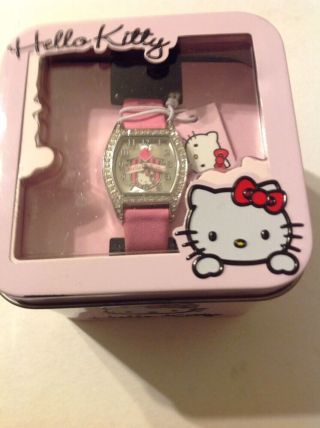 Hello Kitty Diamante Watch In A Tin