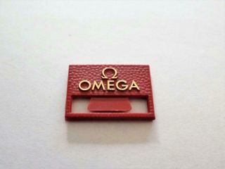 Vintage Authentic Red Omega Display Tag - Old Stock