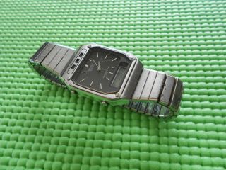 Vintage Seiko Alarm Chronograph Analog Digital LCD H249 - 5069 Quartz Watch 2