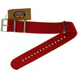 Fossil Watch Band Size 22mm Color Multi Fabric