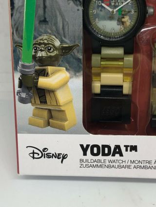 LEGO Star Wars YODA Children’s Black Green Analog Watch AA44 3