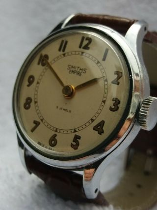 vintage Smiths Empire 5 jewel Made In Great Britain Watch. 2