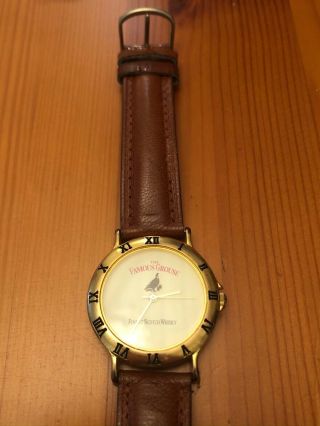 Rare Vintage Memorabilia The Famous Grouse Scotch Whisky Watch /in Order