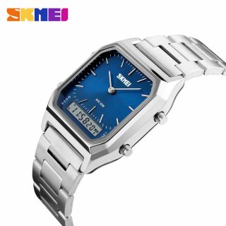 SKMEI Men ' s Gift Watch Multifunction Waterproof Stainless Steel Watch 2