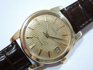 Rare Vintage Omega Seamaster Gold Capped Automatic Cal.  562 Date Men 
