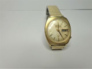 Vintage Bulova Accutron 14k Solid Gold Watch Case L1 1969 Model 2182 Not Running