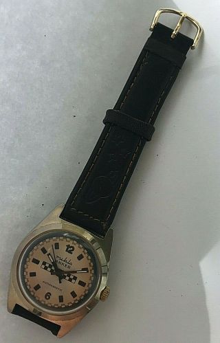 Vintage Ruhla Anker hand winding mens watch with black seconds hand,  Germany 2