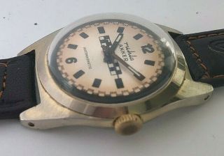 Vintage Ruhla Anker hand winding mens watch with black seconds hand,  Germany 3