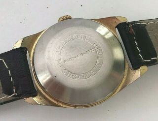 Vintage Ruhla Anker hand winding mens watch with black seconds hand,  Germany 4
