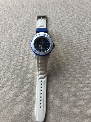 Ice Watch,  White With Blue Face