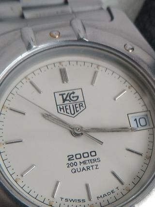 RARE Tag Heuer 2000 vintage 954.  006 200mtS 100 SWISS MADE QUARTZ COLLECTIBLE 12
