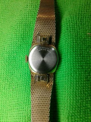 Longines ladies gold filled case and band automatic watching 4