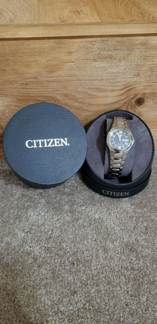 Citizen Eco - Drive Titanium E100 - K18434 Wrist Watch For Men Needs Work